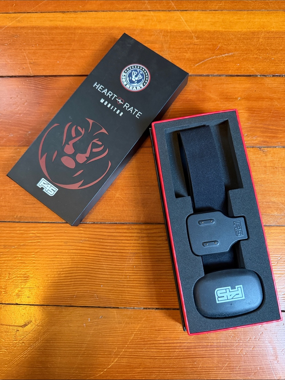F45 Lion Heart - Heart Rate Monitor Chest Strap - Black